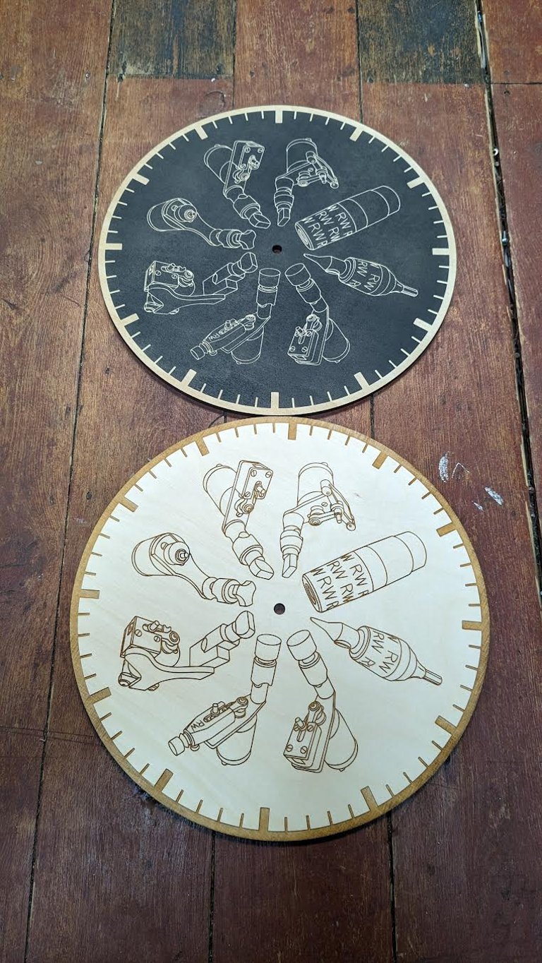 Lazer wood carvings